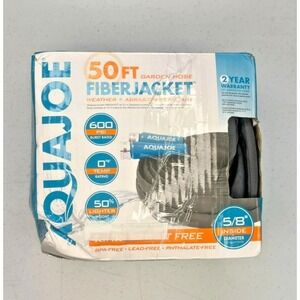 50 ft Fiberjacket Aquajoe Garden Hose with Original Box